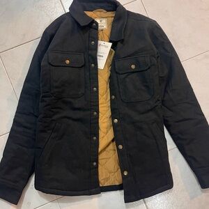 Born Primitive Black Bomber Jacket with Gold Lining